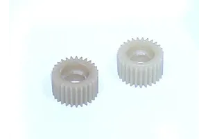 Traxxas 2.2/3.0" Off Road Tyres on Satin Chrome/Red Rims - Glued Wheels 2Pcs
