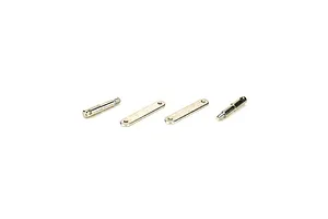 Traxxas 2.2/3.0" Off Road Tyres on Satin Chrome/Red Rims - Glued Wheels 2Pcs