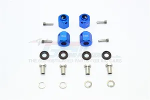 ALUMINUM HEX ADAPTERS 12MM THICK-20PC SET TRX4010/12MM - BLUE