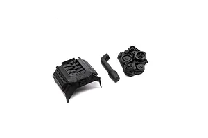 Traxxas E-Maxx Brushless ProGraphix Unpainted Body Shell