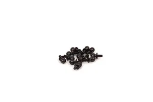 Traxxas 2.2/3.0" Off Road Tyres on Satin Chrome/Red Rims - Glued Wheels 2Pcs