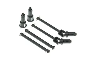 Traxxas 2.2/3.0" Off Road Tyres on Satin Chrome/Red Rims - Glued Wheels 2Pcs
