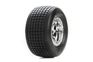 Traxxas 2.2/3.0" Off Road Tyres on Satin Chrome/Red Rims - Glued Wheels 2Pcs