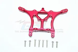 Traxxas 2.2/3.0" Off Road Tyres on Satin Chrome/Red Rims - Glued Wheels 2Pcs