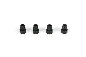Traxxas 2.2/3.0" Off Road Tyres on Satin Chrome/Red Rims - Glued Wheels 2Pcs