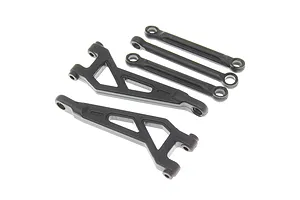 Traxxas 2.2/3.0" Off Road Tyres on Satin Chrome/Red Rims - Glued Wheels 2Pcs
