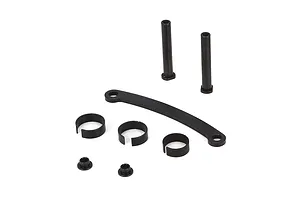 Traxxas 2.2/3.0" Off Road Tyres on Satin Chrome/Red Rims - Glued Wheels 2Pcs