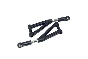 Traxxas 2.2/3.0" Off Road Tyres on Satin Chrome/Red Rims - Glued Wheels 2Pcs