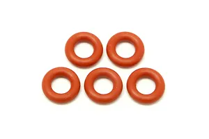 Traxxas 2.2/3.0" Off Road Tyres on Satin Chrome/Red Rims - Glued Wheels 2Pcs