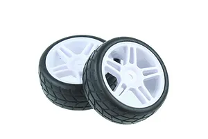 Axial 1.9 Black Rhino Primm Wheels, 12mm Hex, Black, 2pcs