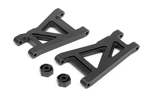 Traxxas 2.2/3.0" Off Road Tyres on Satin Chrome/Red Rims - Glued Wheels 2Pcs