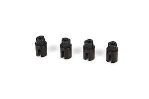 Traxxas 2.2/3.0" Off Road Tyres on Satin Chrome/Red Rims - Glued Wheels 2Pcs