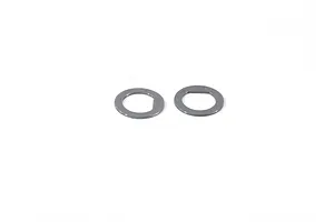 Traxxas 2.2/3.0" Off Road Tyres on Satin Chrome/Red Rims - Glued Wheels 2Pcs