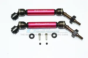 Traxxas-Slash 4X4 1:10 Steel+Aluminium Rear CVD Drive Shaft With 12mmx6mm Wheel Hex - 1Pair Set