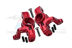 ALUMINUM FRONT KNUCKLE ARMS-8PC SET LU4021 - RED