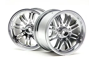Axial 1.9 Black Rhino Primm Wheels, 12mm Hex, Black, 2pcs