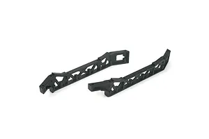 Traxxas 2.2/3.0" Off Road Tyres on Satin Chrome/Red Rims - Glued Wheels 2Pcs
