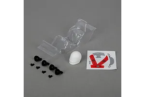 Traxxas 2.2/3.0" Off Road Tyres on Satin Chrome/Red Rims - Glued Wheels 2Pcs