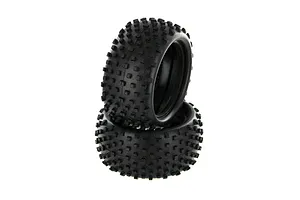 Axial 1.9 Black Rhino Primm Wheels, 12mm Hex, Black, 2pcs