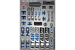 1/18 Menace F/R Street Tires MTD 12mm Black Raid (4): Granite GROM