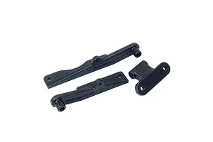 Traxxas 2.2/3.0" Off Road Tyres on Satin Chrome/Red Rims - Glued Wheels 2Pcs