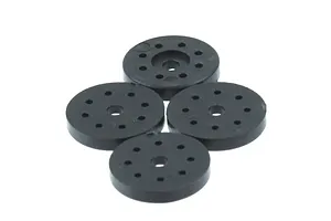 Traxxas 2.2/3.0" Off Road Tyres on Satin Chrome/Red Rims - Glued Wheels 2Pcs
