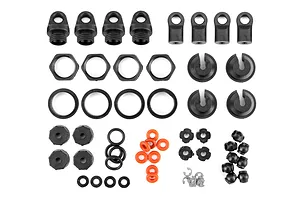 Axial 1.9 Black Rhino Primm Wheels, 12mm Hex, Black, 2pcs