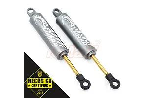 90mm Desert Lizard Two Stage Internal Spring Damper Pair Gun Metal For 1/10 Crawler G6 Certified