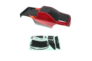 Traxxas 2.2/3.0" Off Road Tyres on Satin Chrome/Red Rims - Glued Wheels 2Pcs