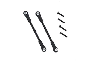 Traxxas 2.2/3.0" Off Road Tyres on Satin Chrome/Red Rims - Glued Wheels 2Pcs