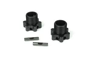 1/18 Menace F/R Street Tires MTD 12mm Black Raid (4): Granite GROM