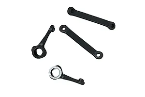 Traxxas 2.2/3.0" Off Road Tyres on Satin Chrome/Red Rims - Glued Wheels 2Pcs