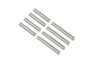 Traxxas 2.2/3.0" Off Road Tyres on Satin Chrome/Red Rims - Glued Wheels 2Pcs