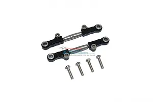 Caster blocks (c-hubs), extreme heavy duty, gray (left &amp; right)/ 3x26mm hinge pins (2)/ 3x15mm BCS (2) (for use with #9182 upgrade kit)