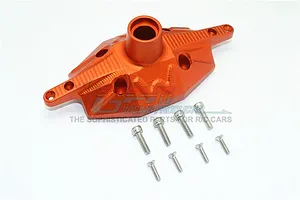 ALUMINUM REAR AXLE CASE COVER-9PCS SET SB013A - ORANGE