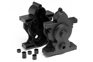 Axial 1.9 Black Rhino Primm Wheels, 12mm Hex, Black, 2pcs