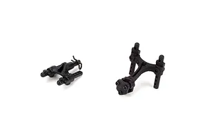 Traxxas 2.2/3.0" Off Road Tyres on Satin Chrome/Red Rims - Glued Wheels 2Pcs