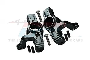 ALUMINUM FRONT KNUCKLE ARMS-8PC SET LU4021 - GREY SILVER
