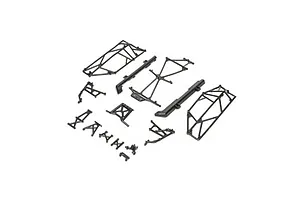 Traxxas 2.2/3.0" Off Road Tyres on Satin Chrome/Red Rims - Glued Wheels 2Pcs