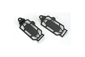 Traxxas 2.2/3.0" Off Road Tyres on Satin Chrome/Red Rims - Glued Wheels 2Pcs