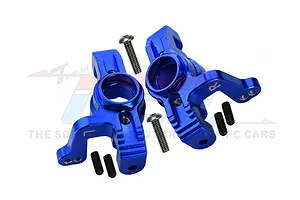 ALUMINUM FRONT KNUCKLE ARMS-8PC SET LU4021 - BLUE