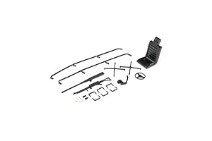 Traxxas 2.2/3.0" Off Road Tyres on Satin Chrome/Red Rims - Glued Wheels 2Pcs
