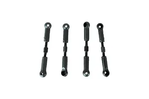 Traxxas 2.2/3.0" Off Road Tyres on Satin Chrome/Red Rims - Glued Wheels 2Pcs