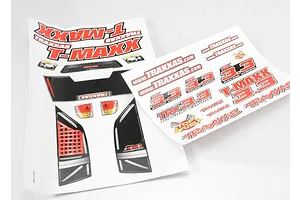 Decal sheets, T-MaxxÂ® 3.3 (long wheelbase) (model 4908)