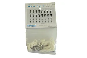 Traxxas 2.2/3.0" Off Road Tyres on Satin Chrome/Red Rims - Glued Wheels 2Pcs