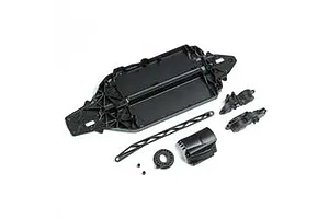 Camber links, front (TUBES charcoal gray-anodized, 7075-T6 aluminum, stronger than titanium) (2) (assembled with rod ends and hollow balls)/ aluminum wrench (1)