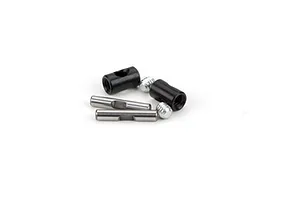 Traxxas 2.2/3.0" Off Road Tyres on Satin Chrome/Red Rims - Glued Wheels 2Pcs