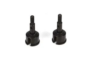 Traxxas 2.2/3.0" Off Road Tyres on Satin Chrome/Red Rims - Glued Wheels 2Pcs