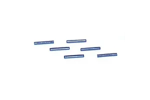 Traxxas 2.2/3.0" Off Road Tyres on Satin Chrome/Red Rims - Glued Wheels 2Pcs