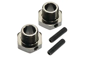 Axial 1.9 Black Rhino Primm Wheels, 12mm Hex, Black, 2pcs